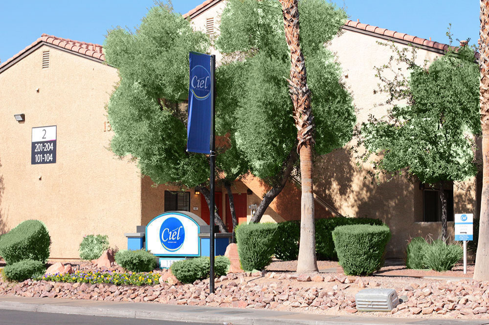 This Exteriors 5 photo can be viewed in person at the Ciel Apartment Homes Apartments, so make a reservation and stop in today.