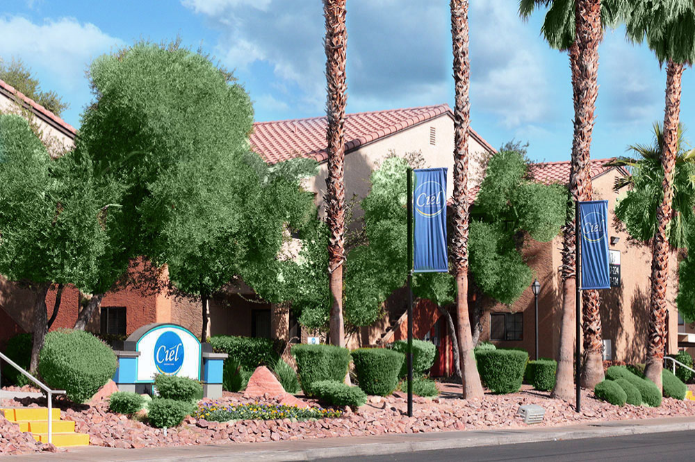 This image is the visual representation of Exteriors 7 in Ciel Apartment Homes Apartments.
