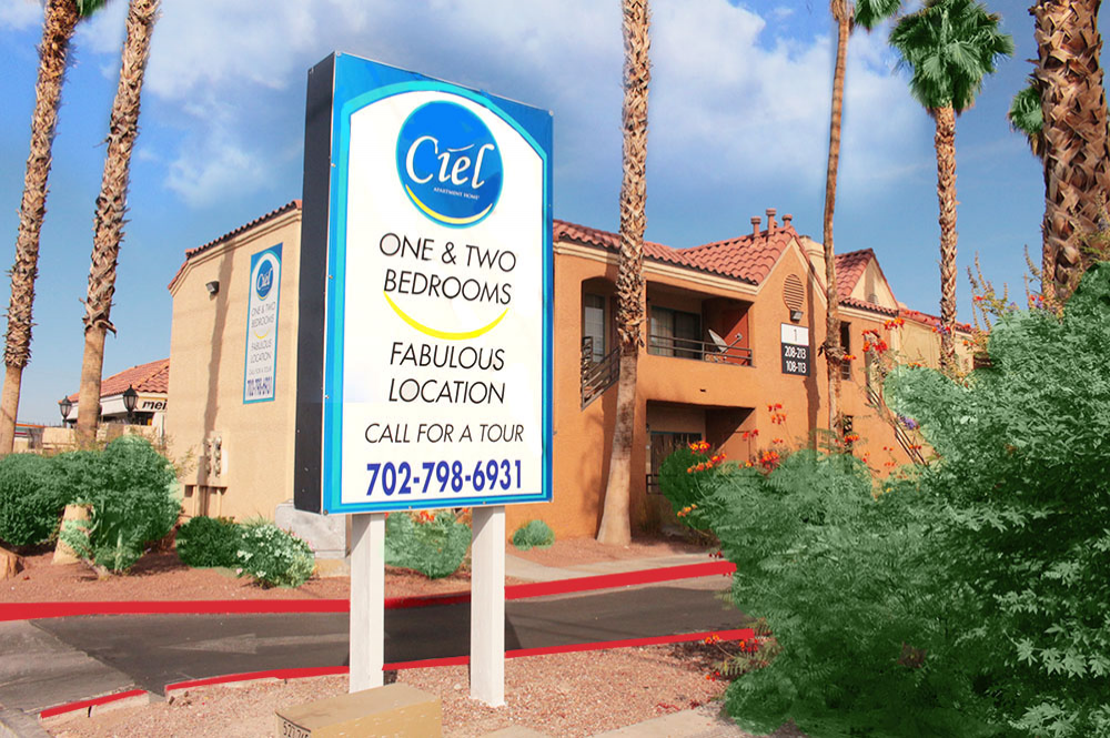 This Exteriors 3 photo can be viewed in person at the Ciel Apartment Homes Apartments, so make a reservation and stop in today.